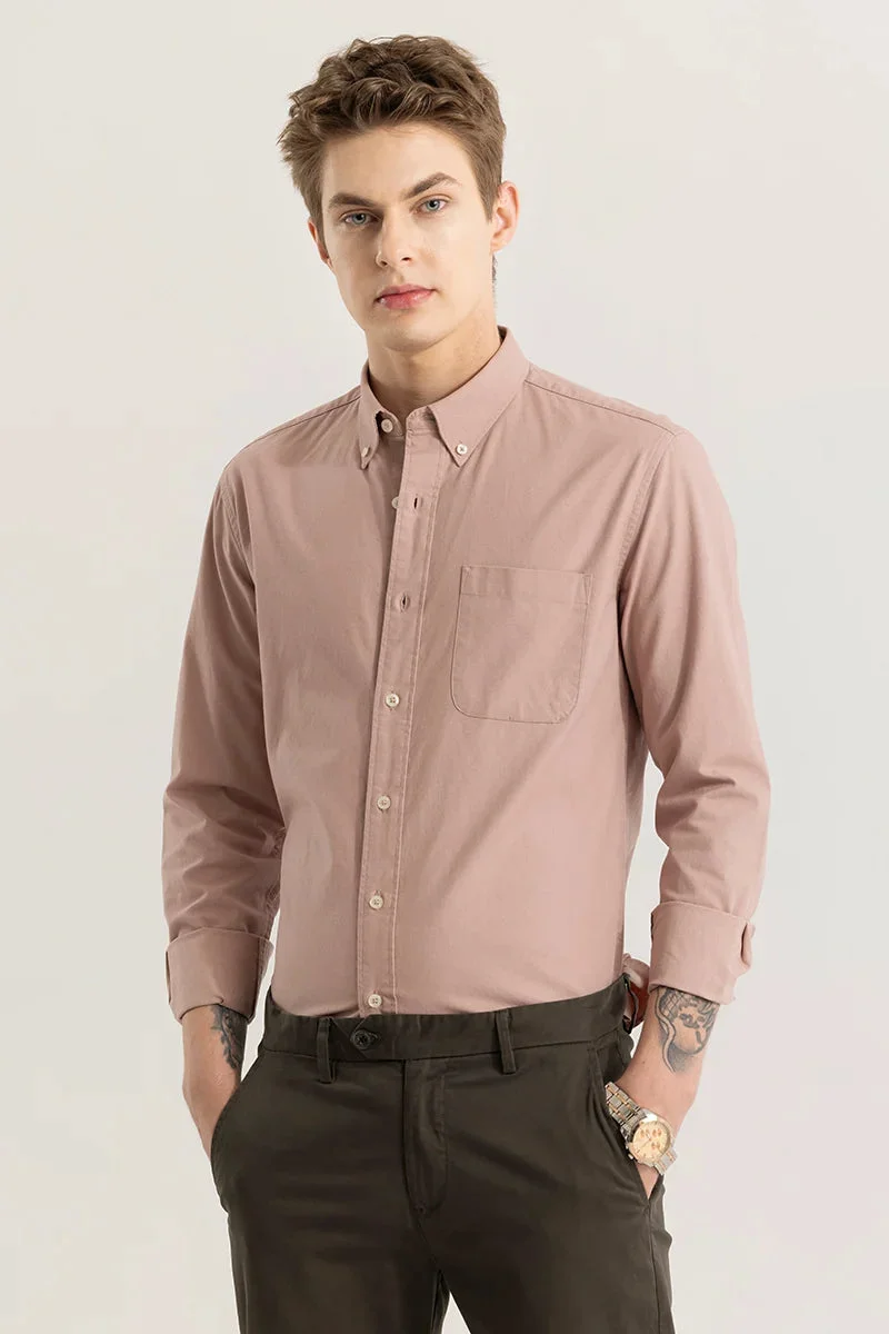 سنيتش Shirtolo Plain Pink Shirt